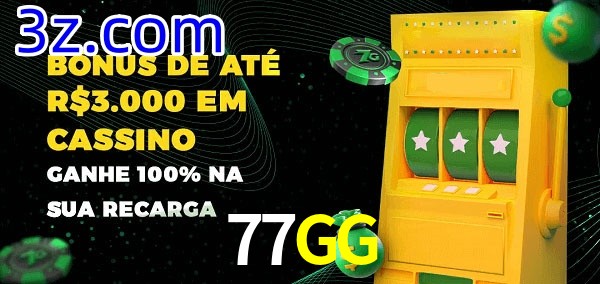 77GG melhor bônus de depósito