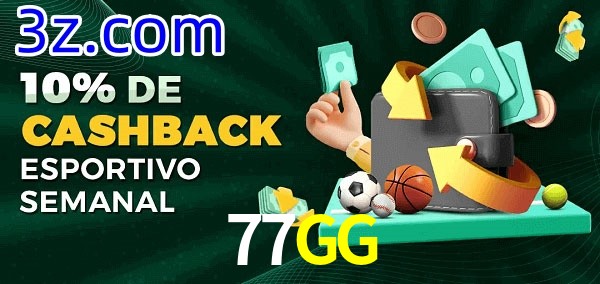 10% de bônus de cashback na 77GG